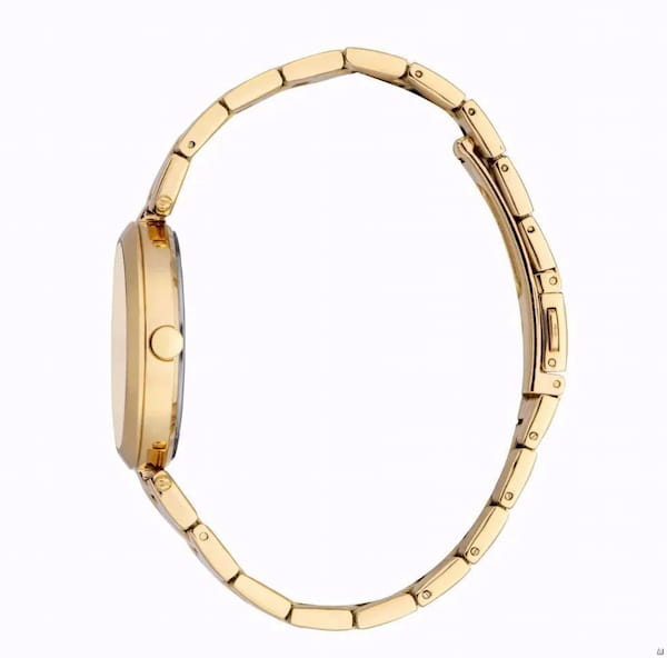 عکس-دستبند زنانه استیل طلایی