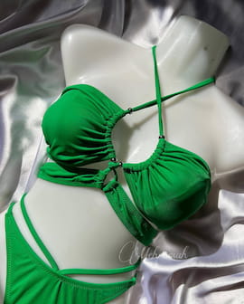 لباس شنا زنانه سبز