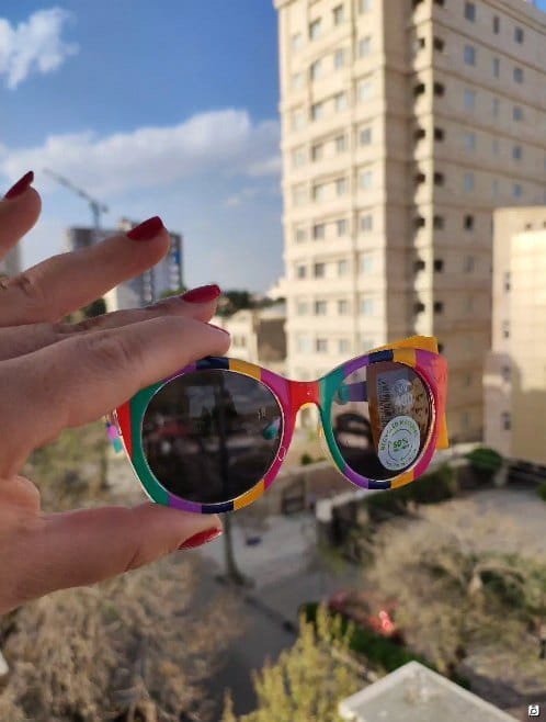 عکس-عینک بهاره بچگانه