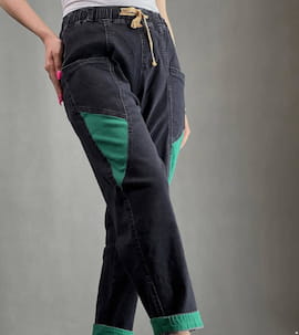 شلوار جین زنانه دمپا زغالی