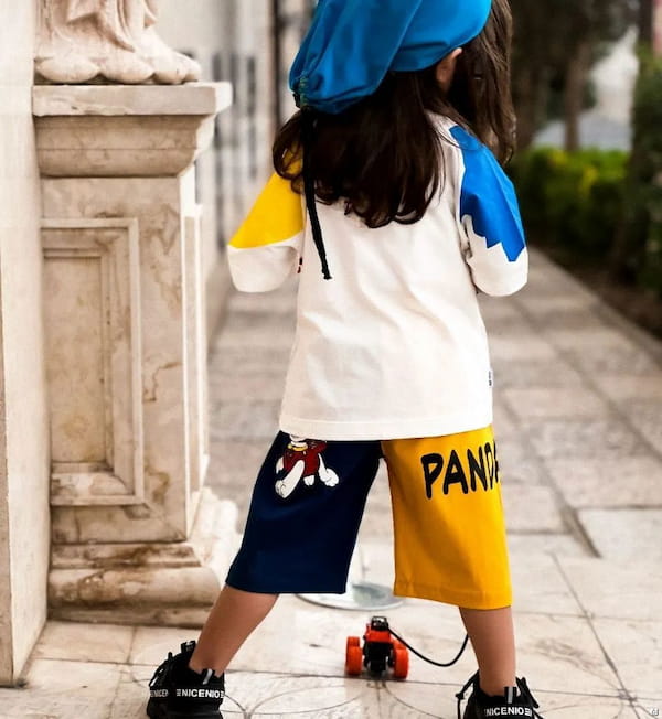 عکس-تیشرت اسپرت بچگانه پنبه تک رنگ