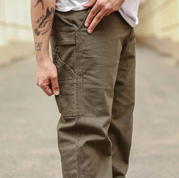عکس-شلوار جین مردانه سبز