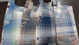 پیراهن اسپرت مردانه نخ پنبه تک رنگ
