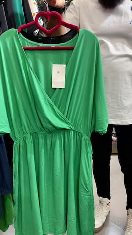 پیراهن زنانه ویسکوز سبز