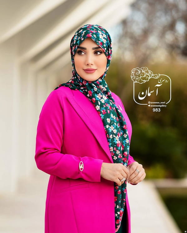 عکس-روسری زنانه نخی