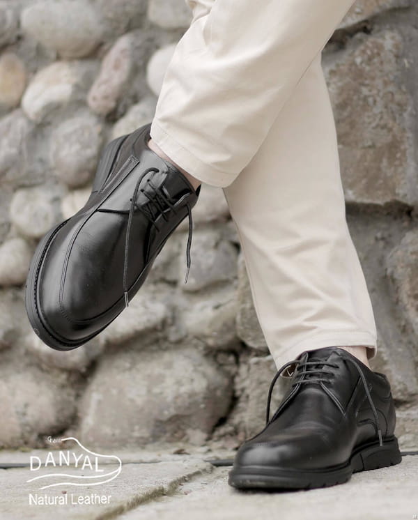 عکس-کفش روزمره مردانه چرم طبیعی