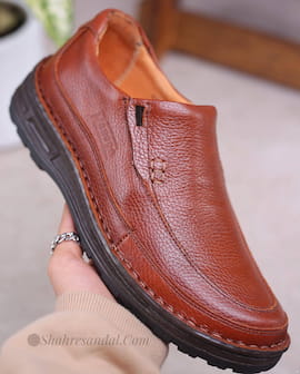 کفش روزمره طبی مردانه چرم طبیعی