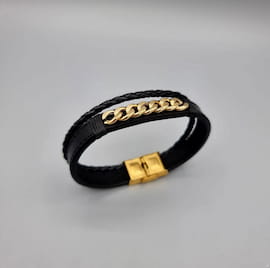 دستبند مردانه طلا