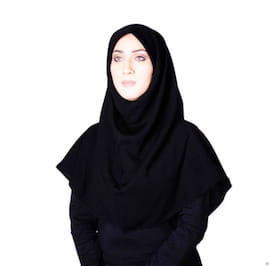 مقنعه زنانه کرپ