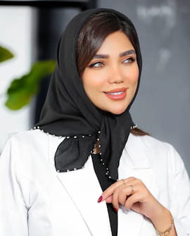 روسری زنانه تک رنگ