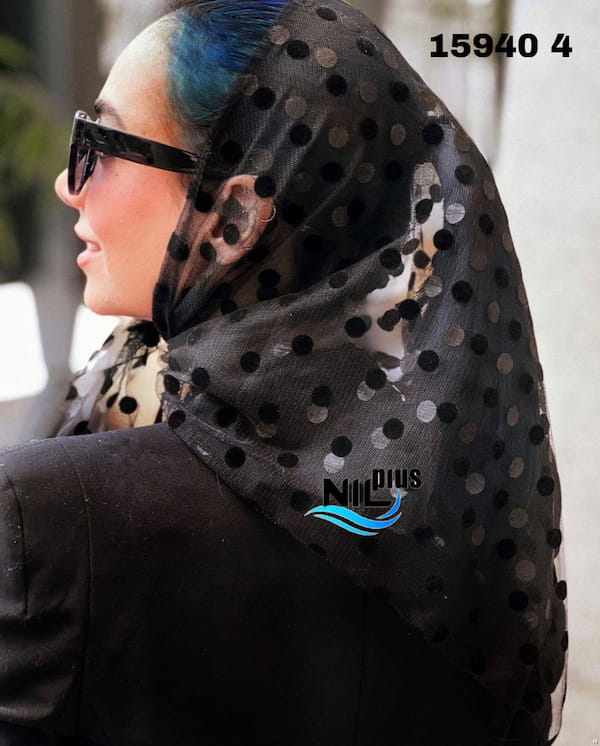 عکس-مینی اسکارف گلدوزی زنانه