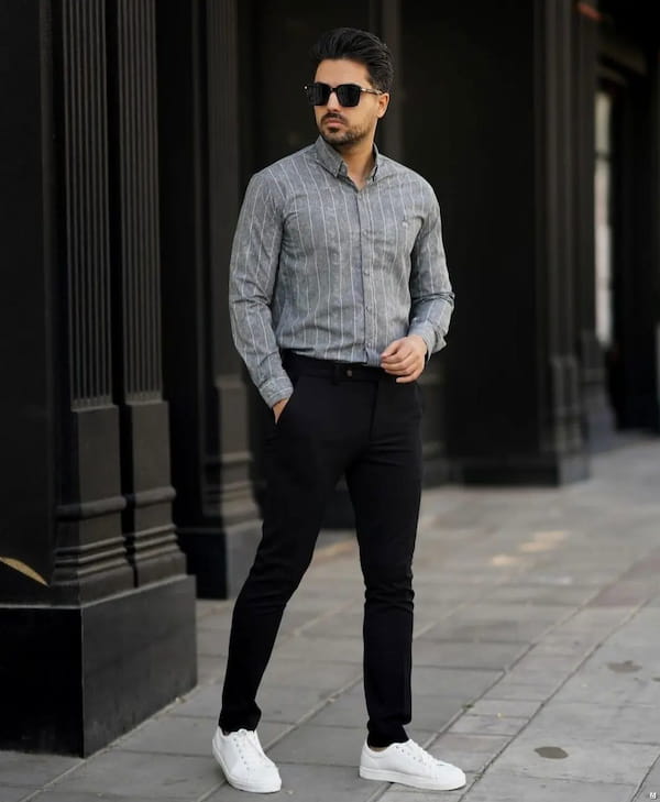 عکس-پیراهن آستین بلند مردانه