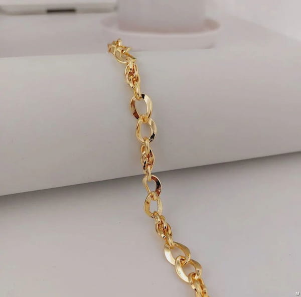عکس-دستبند دخترانه آبکاری طلا