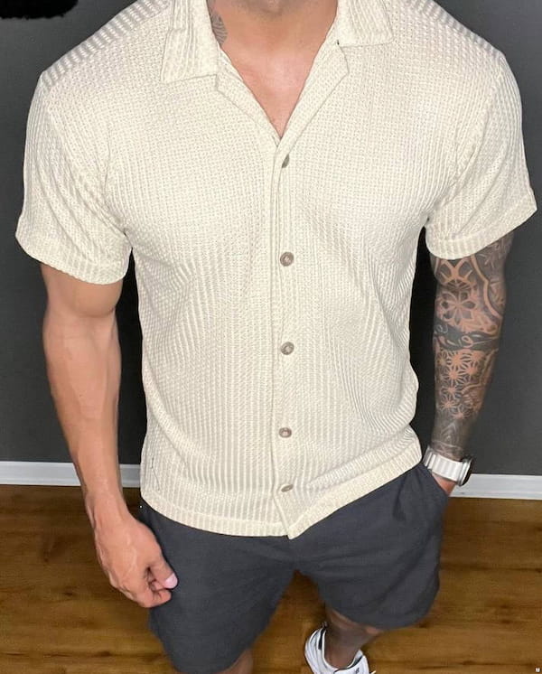 عکس-پیراهن مردانه پنبه زارا