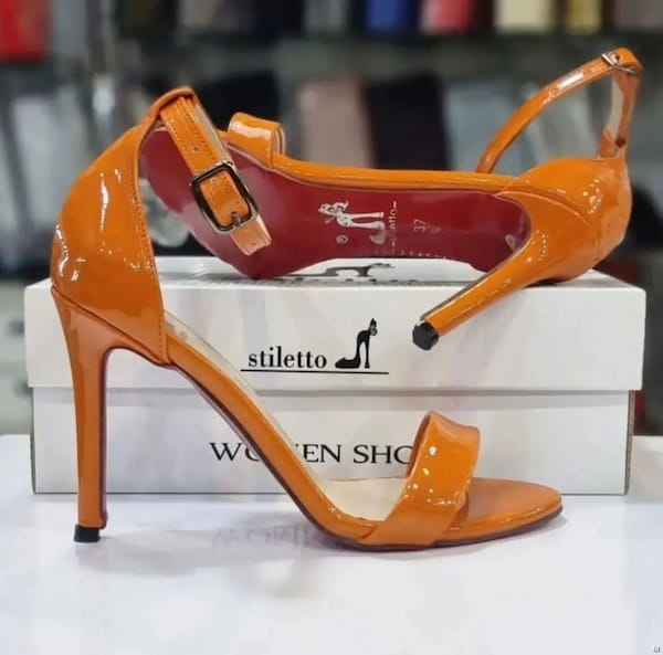 عکس-کفش مجلسی زنانه نارنجی