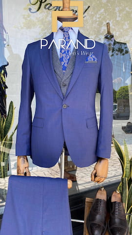کت تک مردانه آبی