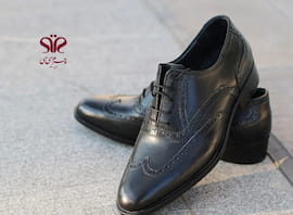 کفش رسمی مجلسی مردانه چرم طبیعی گاوی