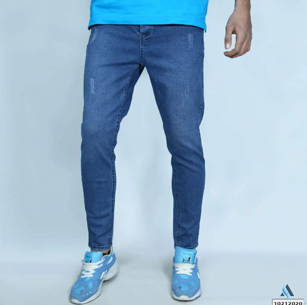 عکس-شلوار جین مردانه آبی