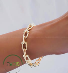 دستبند زنانه روکش طلا تیفانی