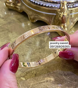 دستبند زنانه طلا