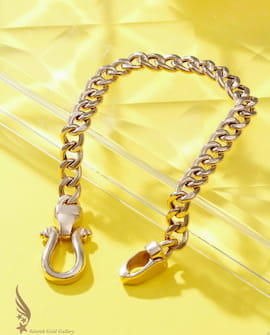 دستبند زنانه طلا امگا