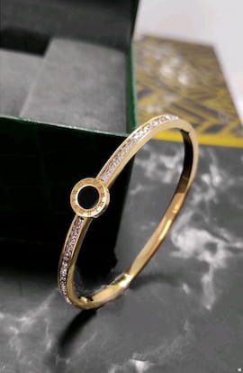 دستبند مردانه آبکاری طلا