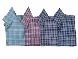 پیراهن چهارخونه مردانه پنبه