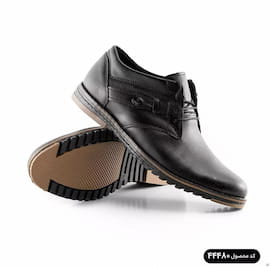 کفش رسمی مردانه چرم مصنوعی مشکی