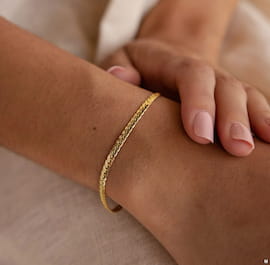 دستبند دخترانه روکش طلا