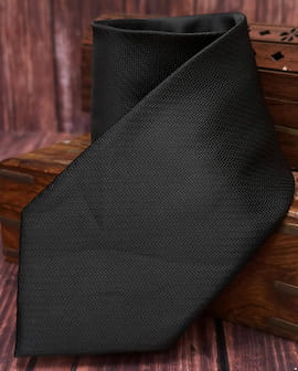کراوات مردانه پلی استر مشکی