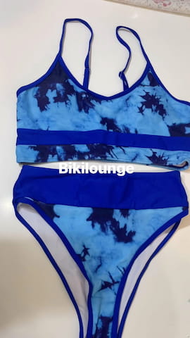 لباس شنا زنانه آبی