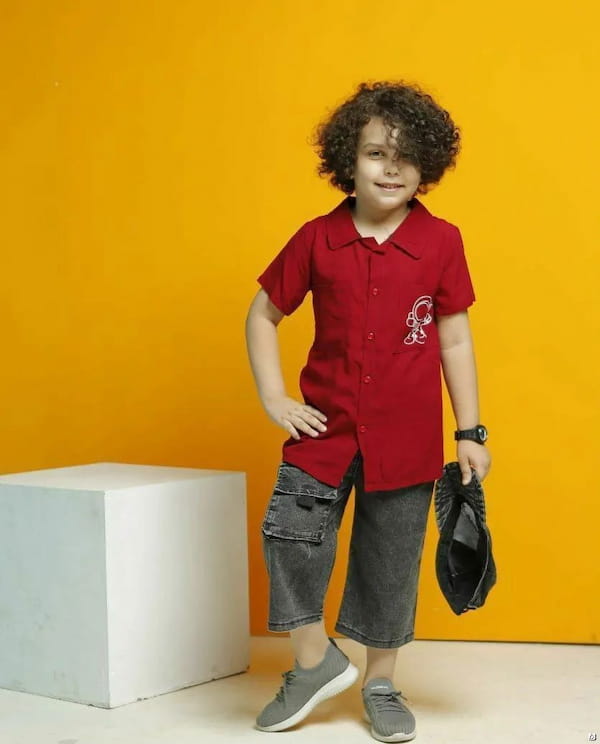 عکس-پیراهن بچگانه نخی
