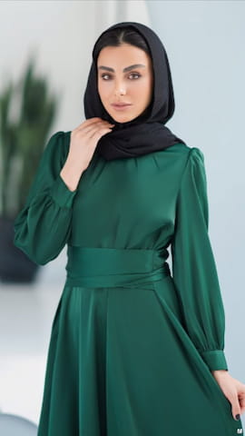 پیراهن زنانه ساتن