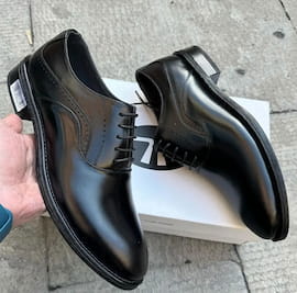 کفش رسمی مجلسی مردانه چرم طبیعی گاوی مشکی