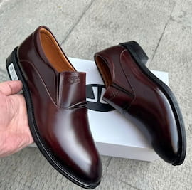 کفش رسمی مجلسی مردانه چرم طبیعی گاوی مشکی