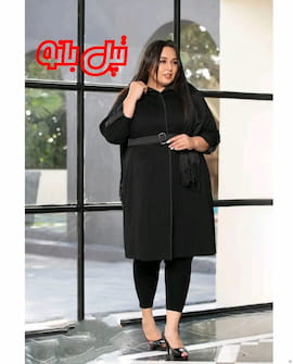 مانتو زنانه تنسل مشکی