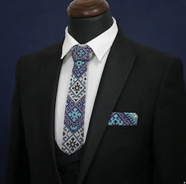 کراوات مردانه ابریشم مشکی