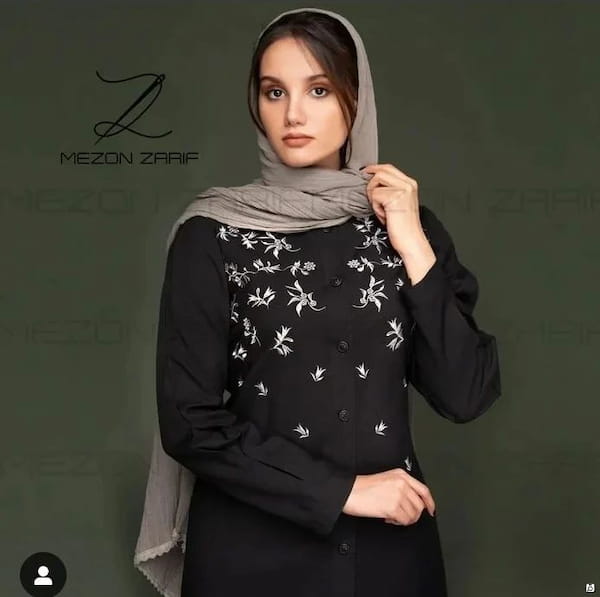 عکس-مانتو گلدوزی زنانه