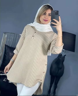 شومیز زنانه کتان