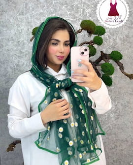 شال زنانه حریر