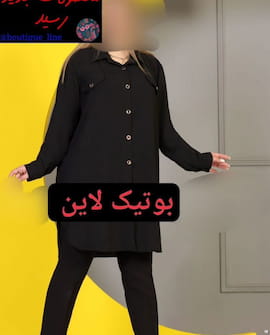 مانتو زنانه ابر و بادی مشکی