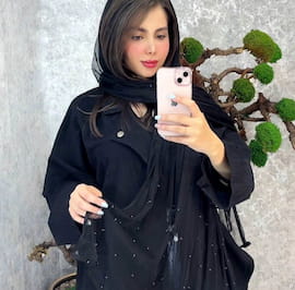 شال زنانه تور تک رنگ