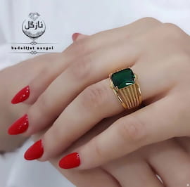 انگشتر زنانه سبز