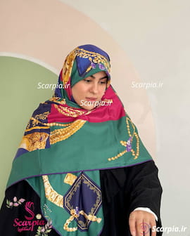 روسری زنانه ابریشم توییل