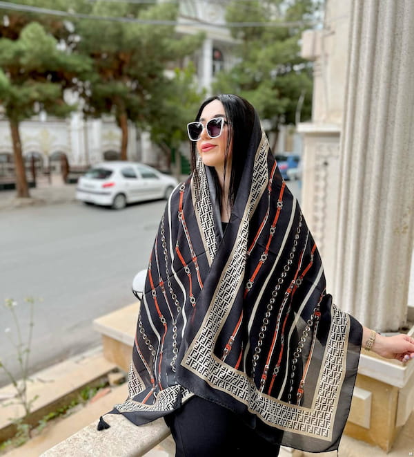 عکس-روسری زنانه نخی