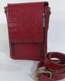 کیف زنانه چرم قرمز