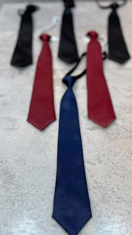 کراوات پسرانه مخمل تک رنگ