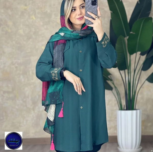 عکس-مانتو گلدوزی زنانه کرسپو