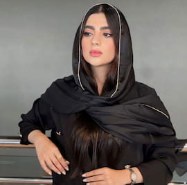 شال زنانه مشکی