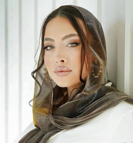 شال زنانه حریر